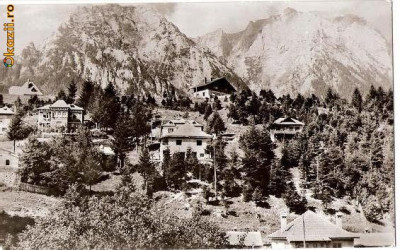 CP202-06 Busteni -Vedere spre muntii Bucegi -RPR -carte postala, circulata 1965-starea care se vede foto