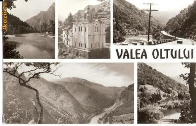 CP202-44 Valea Oltului -carte postala, circulata 1969 -starea care se vede foto