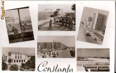 CP202-86 Constanta -RPR -carte postala, circulata 1963 -starea care se vede foto