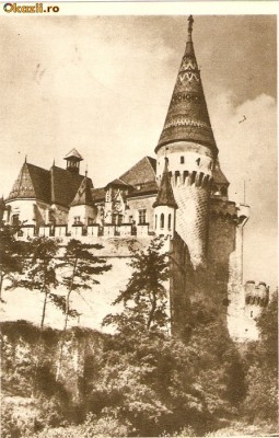 R 8988 Republica Populara Romana Hunedoara Castelul Corvinilor necirculata foto