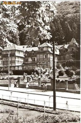 CP202-96 Sovata -Casa de cultura -carte postala, circulata 1970 -starea care se vede foto