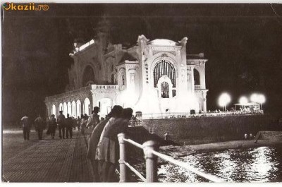 CP202-84 Constanta -Cazinoul -RPR -carte postala, circulata 1965 -starea care se vede foto