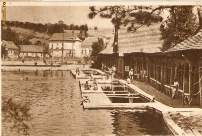 R 9011 Republica Populara Romana Ocna Sibiului Lacul Horia circulata foto