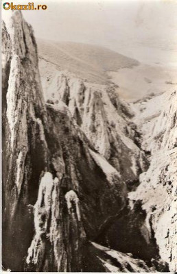 CP203-99 Muntii Apuseni. Cheile Turzii -carte postala, circulata 1970 -starea care se vede foto