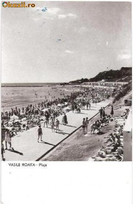 CP203-21 Vasile Roaita -Plaja -carte postala, circulata 1959 -starea care se vede foto