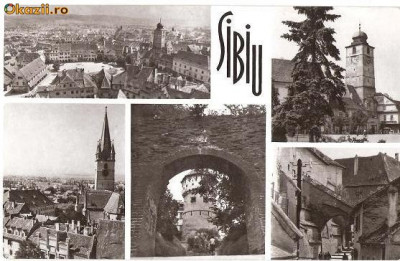 CP203-73 Sibiu -RPR -carte postala, circulata 1965 -starea care se vede foto