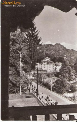 CP203-77 Vedere din Olanesti (pod) -RPR -carte postala, circulata 1962 -starea care se vede foto