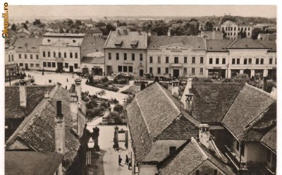 carte postala(ilustrata)-FAGARAS-Piata Republici(1) foto
