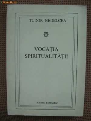 Tudor Nedelcea - Vocatia spiritualitatii foto