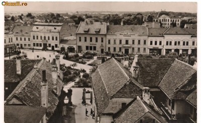 carte postala(ilustrata)-FAGARAS-Piata Republici(2) foto