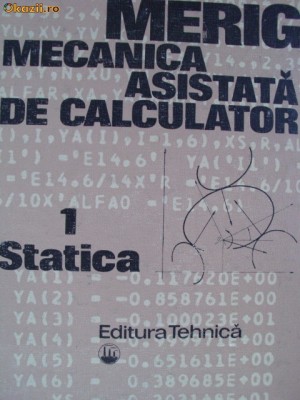 MECANICA ASISTATA DE CALCULATOR foto