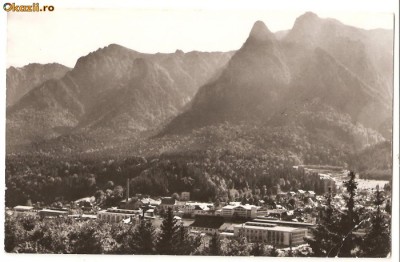 CPI (B301) BUSTENI, VEDERE SPRE MUNTII BUCEGI, CIRCULATA, 1964 foto