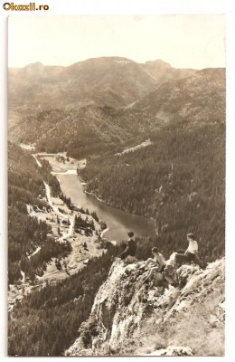 CPI (B288) LACUL ROSU, VEDERE DE PE SUHARDUL MIC, CIRCULATA, 1969 foto