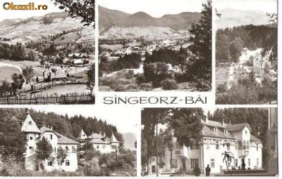 CP204-18 Sangeorz-Bai -carte postala, circulata 1970 -starea care se vede foto