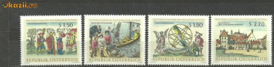 AUSTRIA 1966 - BIBLIOTECA NATIONALA DIN VIENA, serie MNH, B8 foto