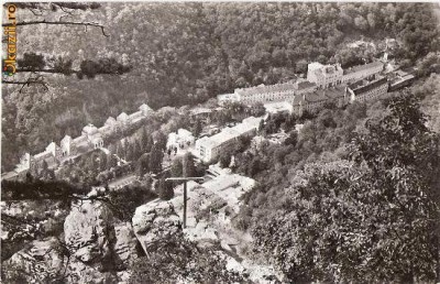 CP204-03 Baile Herculane-Vedere de la Crucea Alba -RPR -carte postala, circulata 1960 -starea care se vede foto