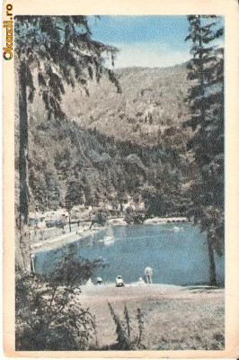 CP204-51 Vedere din Tusnad Bai -carte postala, circulata 1958 -starea care se vede foto