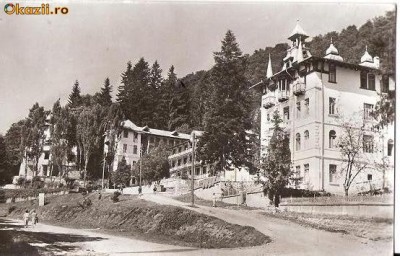 CP204-16 Slanic-Moldova -Drum spre izvoare -RPR -carte postala, circulata 1959 -starea care se vede foto
