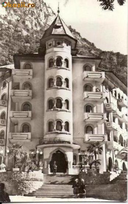 CP204-96 Baile Herculane. Hotel Cerna -carte postala, circulata 1969 -starea care se vede foto