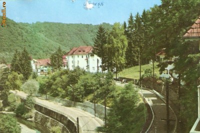 YR8832 romania valcea olanesti statiune balneoclimaterica vedere circulata RPR foto