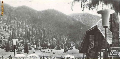 R 9712 Republica Populara Romana poiana brasov cabana capra neagra circulata foto