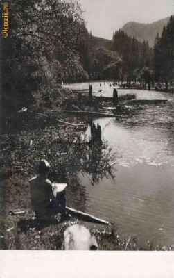 R 9575 Republica Populara Romana vedere de la lacul rosu circulata foto