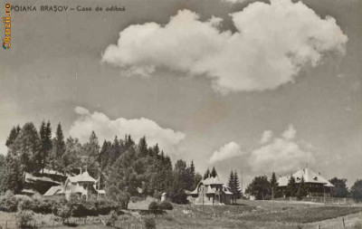 R 9713 Republica Populara Romana poiana brasov case de odihna circulata foto