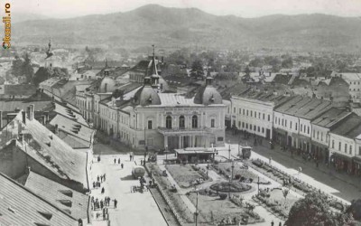 R 9753 Republica Populara Romana sighet vedere din parcul libertatii circulata foto