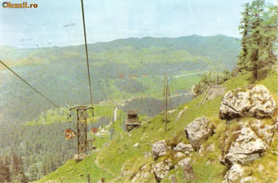 R 8847 Republica Populara Romana Poiana Brasov telefericul circulata foto