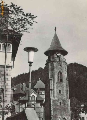 R 9683 Republica Populara Romana piatra neamt turnul lui stefan cel mare sec XV circulata foto