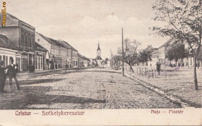 B25219 Cristurul Secuiesc Piata Piacter foto