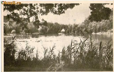 CP205-02 Sovata -Lacul Ursu -RPR -carte postala, circulata 1954 -starea care se vede foto
