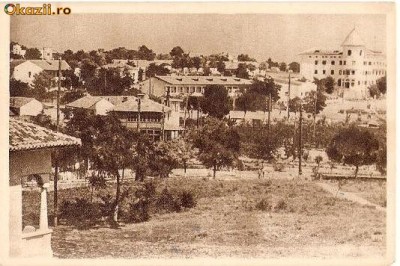 CP205-41 Techirghiol -Vedere generala -RPR -carte postala, circulata 1957 -starea care se vede foto