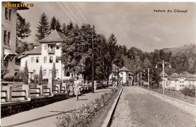 CP205-87 Vedere din Olanesti -RPR -carte postala, circulata 1961 -starea care se vede foto