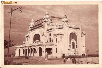 CP205-95 Vedere din Constanta -carte postala, circulata 1957 -starea care se vede foto