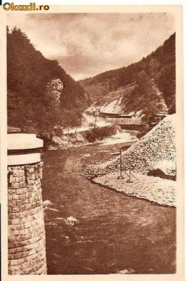 CP205-55 Valea Jiului -RPR -carte postala, circulata 1957 -starea care se vede foto