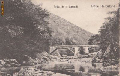 B25576 podul de la Cascada baile Herculane foto