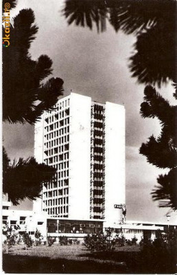 CP206-75 Mamaia -Hotelul ,,Parc&amp;quot; -RPR -carte postala circulata 1964 -starea care se vede foto