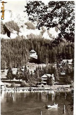 CP206-27 Lacul Rosu -carte postala circulata 1969 -starea care se vede foto