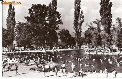 CP206-16 Oradea -Baile ,,Victoria&amp;quot; -Strandul -RPR -carte postala, circulata 1965 -starea care se vede foto