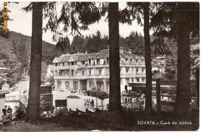 CP206-57 Sovata - Casa de odihna -RPR -carte postala circulata 1961 -starea care se vede foto