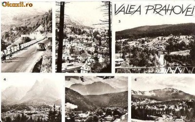 CP207-83 Valea Prahovei: Posada; Sinaia; Poiana Tapului; Busteni; Azuga; Predeal (pod)-carte postala necirculata -starea care se vede foto