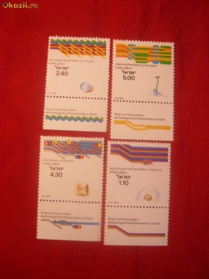 Serie -Tehnologie -1979 ISRAEL ,4 val. foto