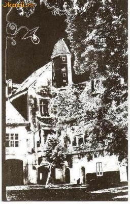 CP207-18 Sibiu. Curtea interioara a Primariei vechi -carte postala necirculata -starea care se vede foto