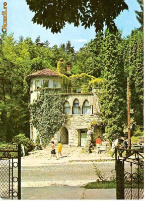 CP208-10 Calimanesti -Vila Florilor -carte postala circulata 1976 -starea care se vede foto