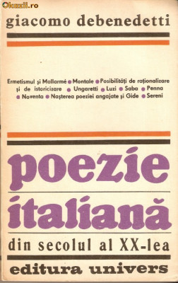 Giacomo Debenedetti-Poezia Italiana foto