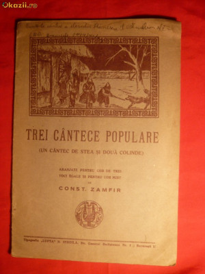 C.Zamfir - Trei Cantece Populare - cca.1944 foto