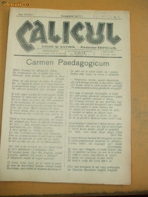 ZIAR CALICUL. AN 46 NUMARUL 3.Reducere 30 % foto