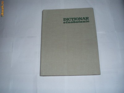 Dictionar etnobotanic-Al.Borza{1968} foto