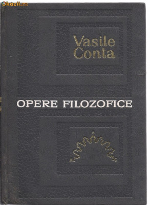 5A(380) Vasile Conta-OPERE FILOZOFICE 1967 foto